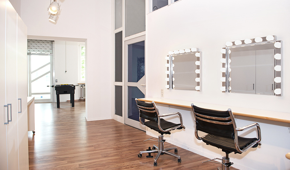 Hair/Make-up Raum im Mietstudio Stuttgart